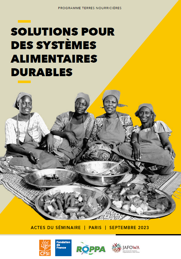 Solutions pour des systèmes alimentaires durables Actes du séminaire