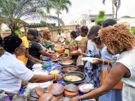 Dégustation de produits locaux pour le festival ALIMENTERRE 2023 au Togo