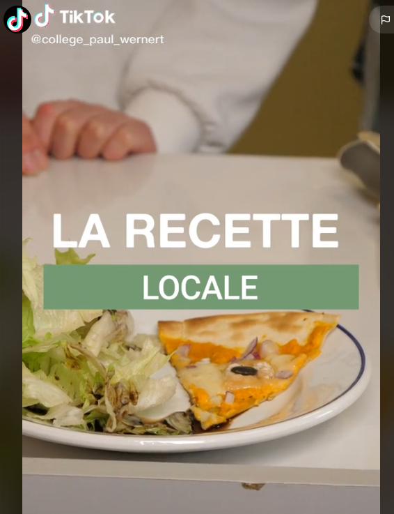 Recette locale sur TikTok