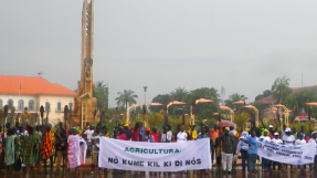 Mobilisation de paysans en Guinée-Bissau "Agriculture : nous mangeons ce que nous produisons" © Essor