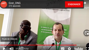 Laurent Levard (Gret) à un atelier ouest-africain sur les APE en décembre 2020