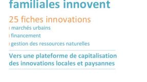 Couverture "Les agricultures familiales innovent"