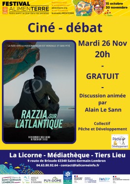 Ciné-débat Razzia sur l'Atlantique, animé par le collectif Pêche & Développement