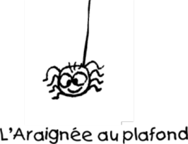 logo de l'association l'araignée au plafond