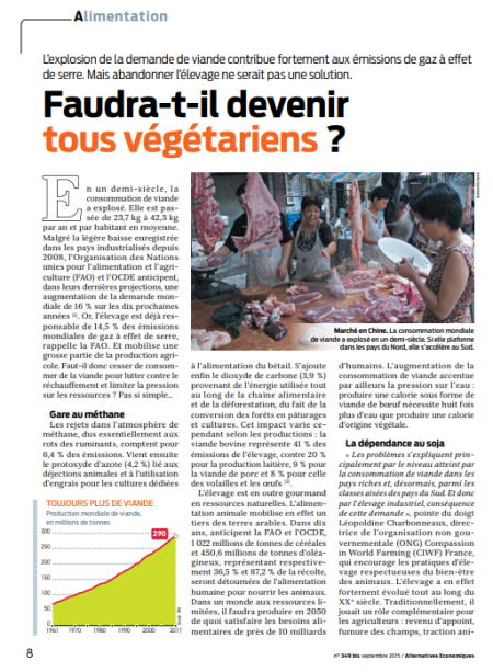 Faudra-t-il tous devenir végétariens ?