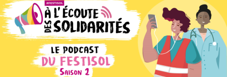 Image podcast "à l'écouté des solidarités festisol"