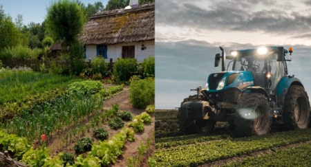 photos ferme et tracteur