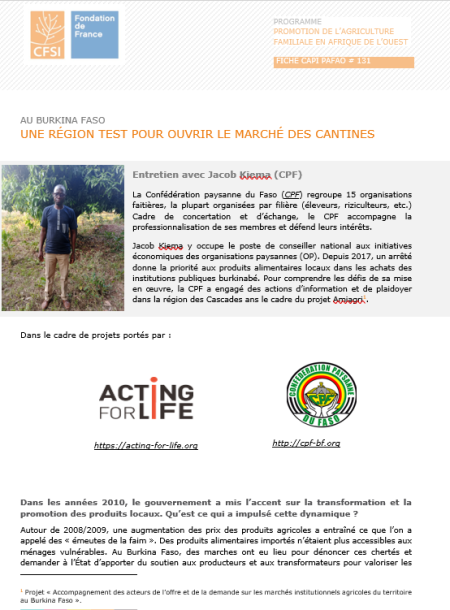 Fiche entretien Jacob Kiema, CPF