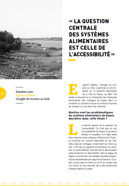 Eugenia Gallese : "La question centrale des systèmes alimentaires est celle de l'accessibilité"