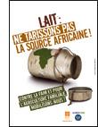 Affiche de la campagne "L'Europe est vache avec l'Afrique"