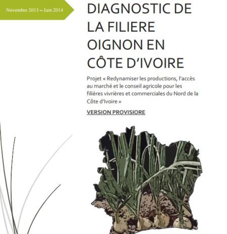 Carte de la Côte d'Ivoire - photo d'oignons © Rongead