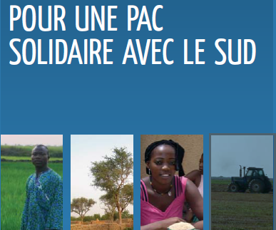 Couverture de la brochure "Pour un PAC solidaire avec le Sud"