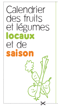 Calendrier des fruits et légumes locaux de saison