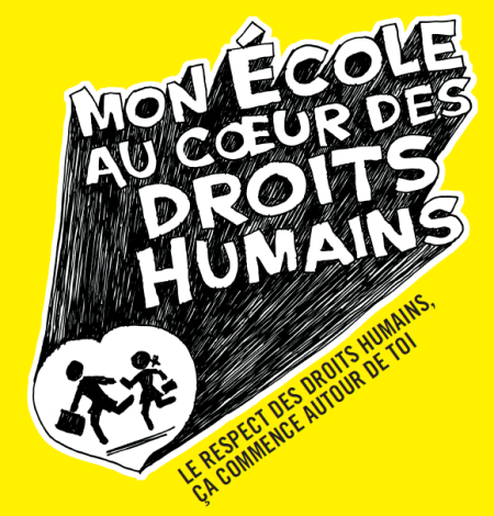 Visuel Mon école au coeur des droits humains