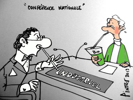 Dessin "Conférence nationale" agroécologie 