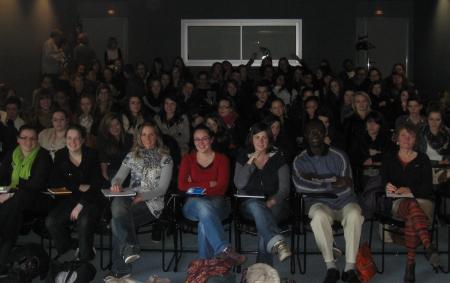 Projection étudiante "La face Cachée des Agrocarurants" (Nantes) © Patrice Sagbo