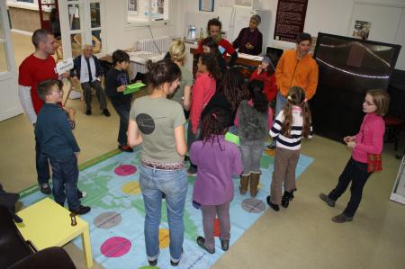 Photo animation goûter insolent, Semaine de le Solidarité Internationale