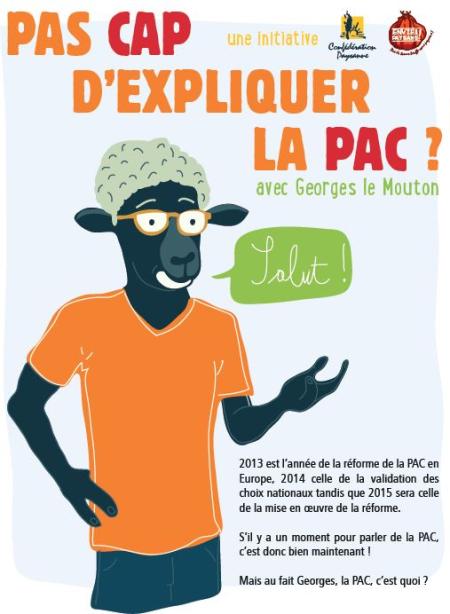 Pas cap d'expliquer la pac ? - Avec Georges le mouton "Salut"